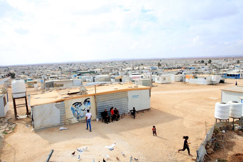 Al Zaatari refugee camp. EPA