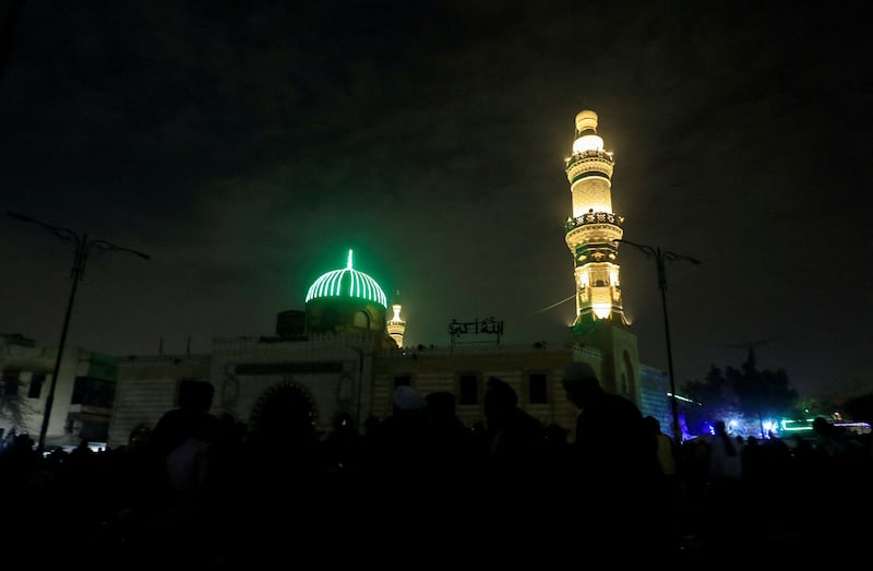 Sayyida Nafisa Mosque, where one of the Prophet Mohammed’s direct descendants is buried. Reuters