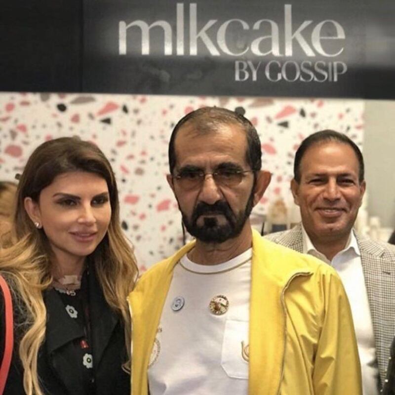 The cafe were very pleased about Sheikh Mohammed's visit, saying on their Instagram, saying "We were a little over-excited about his major visit to support the first Emirati brand globally. What an amazing surprise!"