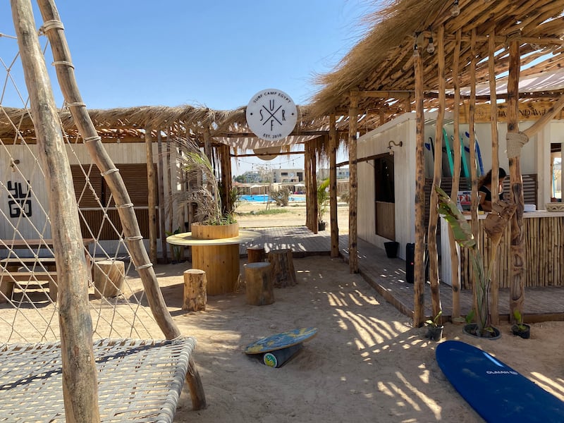 Surf Camp Egypt in the trendy Hacienda White development. Nada El Sawy / The National
