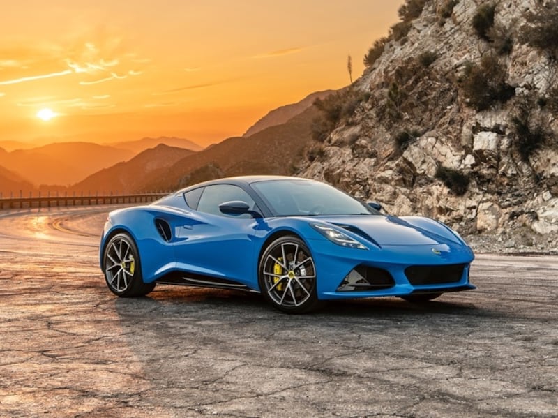 The Lotus Emira can reach speeds of up to 290 kph. All photos: Lotus