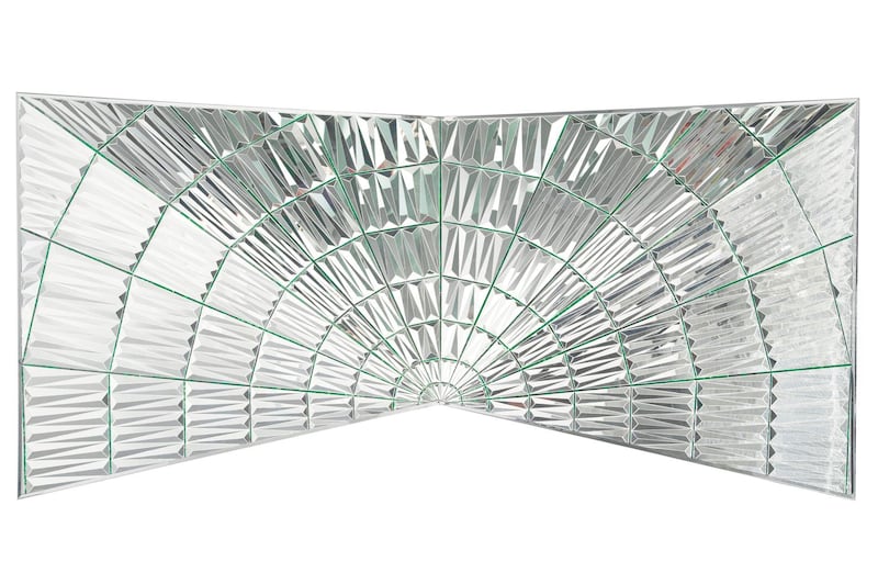 A beautiful mirrored work mimicking wings (Untitled [Faravahar Wings, Zarathustra]) by the Iranian artist Monir Farmanfarmaian sold for £299,250, respectably within its estimate. Farmanfarmaian, who recently passed away, is currently the subject of a retrospective at the Sharjah Art Foundation; this work was the top lot of the auction.