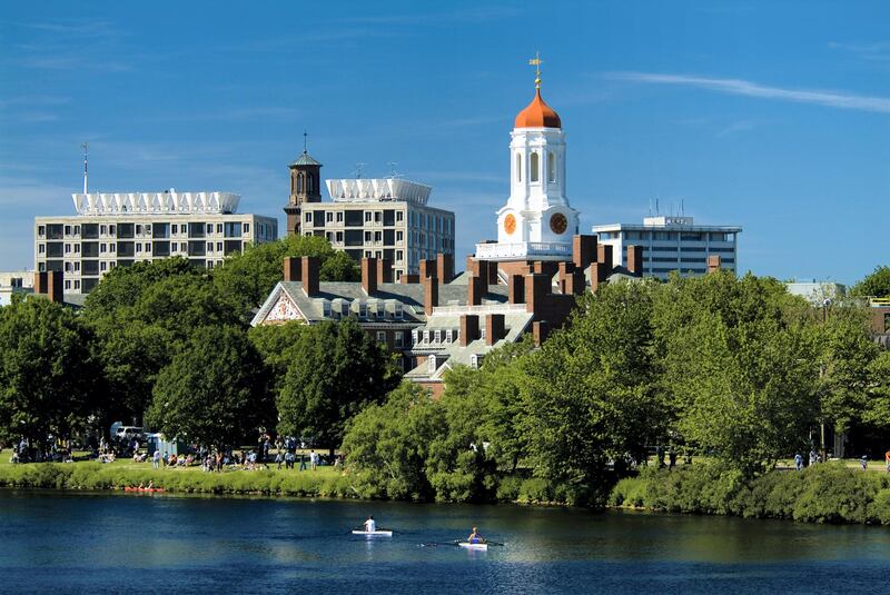 Best universities for Life Sciences and Medicine: 1. Harvard University (pictured), 2. University of Oxford, 3. Stanford University, 4. University of Cambridge, 5. Johns Hopkins University. Getty Images