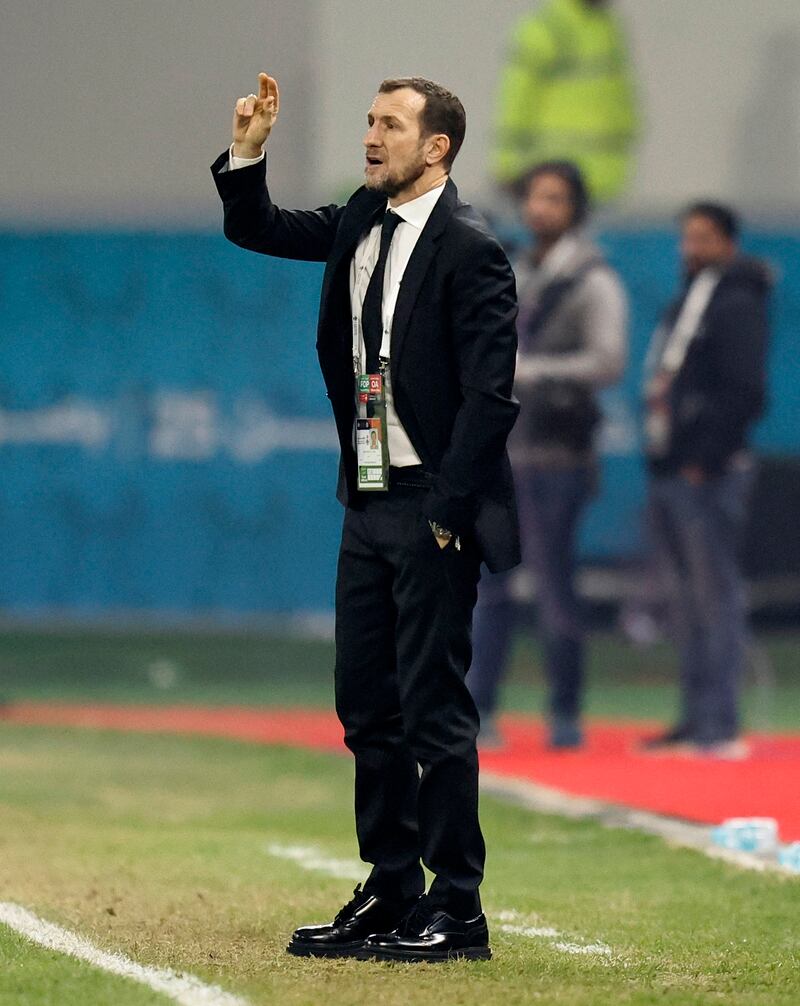 UAE manager Rodolfo Arruabarrena in Basra. Reuters