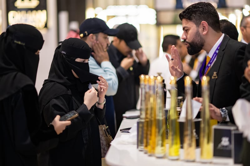 The Perfume Expo is spread across 40,000 square metres