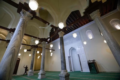 Al Aqmar Mosque has reopened to the public after renovation work was completed. AFP