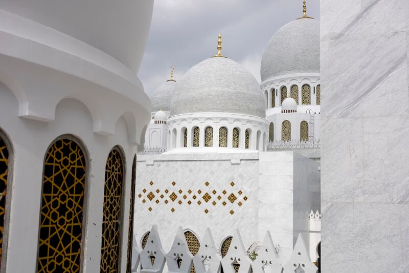 Sheikh Zayed Grand Mosque in Solo, Java is almost identical to the original in Abu Dhabi.