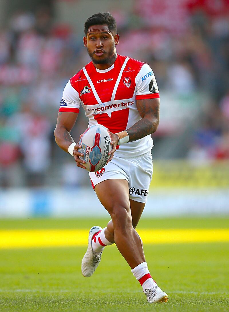 File photo dated 29-06-2018 of Ben Barba, St Helens PRESS ASSOCIATION Photo. Issue date: Tuesday February 5, 2019. Reigning Man of Steel Ben Barba has been deregistered by the National Rugby League after the game's integrity unit viewed CCTV footage of an alleged assault on his partner. See PA story RUGBYL Barba. Photo credit should read Nigel French/PA Wire.