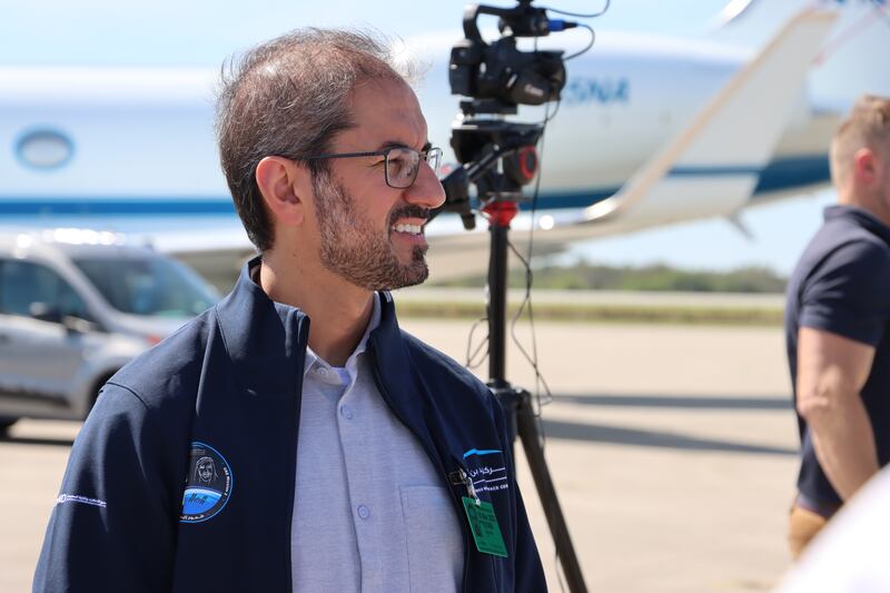 Adnan Al Rais, the manager for the UAE Space Mission 2, was also in attendance