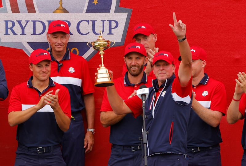 USA captain: Steve Stricker – 9. Had assembled arguably the most talented US team in history but it was his job to ensure his players all pulled in the right direction – something past US teams struggled to do. Stricker managed his players superbly and largely got his partnerships spot on. Reuters