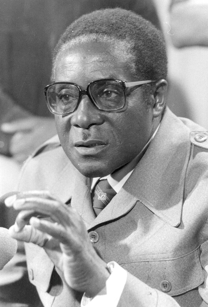 7th September 1979:  Guerilla leader Robert Mugabe in London for the British convened Zimbabwe/Rhodesia Constitutional talks.  (Photo by Mike Stephens/Central Press/Getty Images)