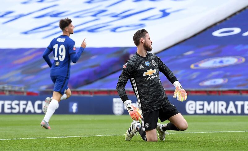 David De Gea. 3. Howler of an error for Mount’s goal. Good save from Giroud – after conceding a sloppy one from Frenchman. PA
