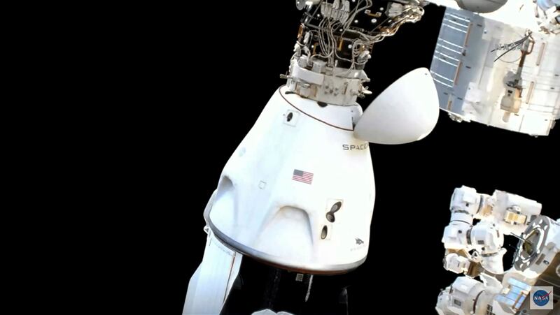 Astronauts collect data before returning to Earth. AP
