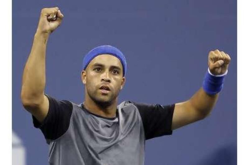 James Blake had to sweat it out for his win over Donald Young.