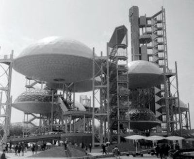 Osaka, Japan. One of Japanese pavilions of the exhibition centre at the 1970 Universal Exposition. Sergei Preobrazhensky/TASS   (Photo by TASS via Getty Images)