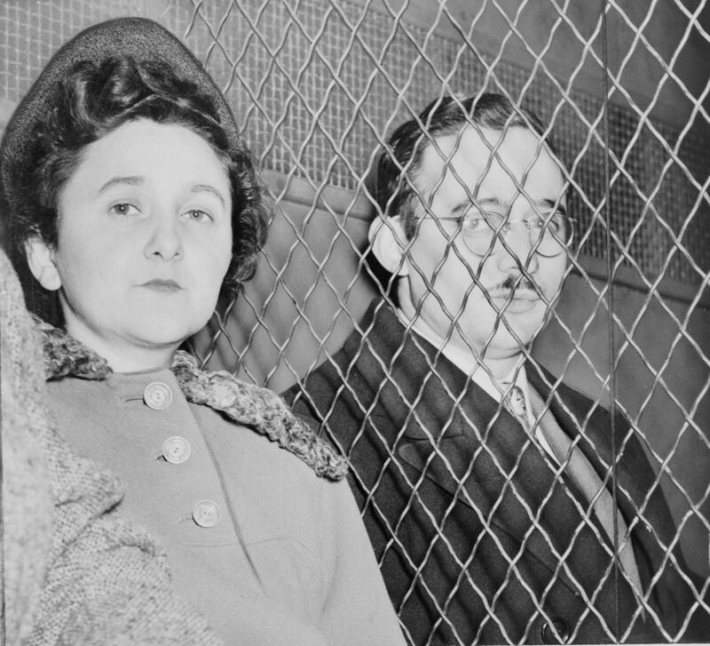 Julius and Ethel Rosenberg: Executed in New York in 1953 for conspiring to pass US atomic secrets to the Soviet Union. Wikimedia Commons