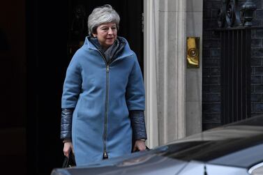 Britain's Prime Minister Theresa May is weighing up the options for Brexit and may gamble by bringing her divorce deal to the Commons for the fourth time this week. AFP
