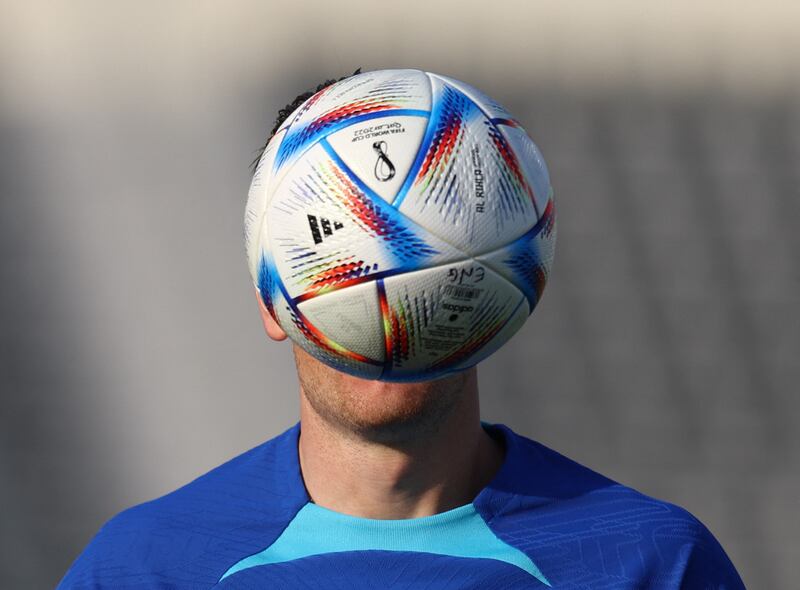England's Jordan Pickford during training. Reuters