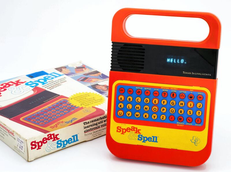 DJ1TFC Original Speak & Spell by Texas Instruments 1978 an electronic handheld educational toy