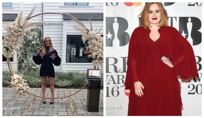 Adele has been showing her new shape on Instagram. Instagram / Getty Images