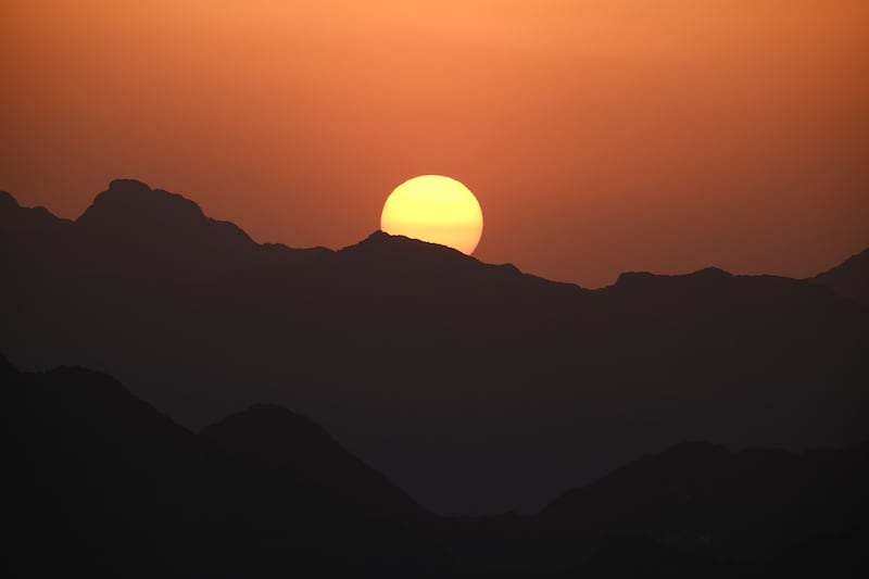 View from Al Suhub Rest House, Khor Fakkan, Sharjah. Photo: Altamash Javed