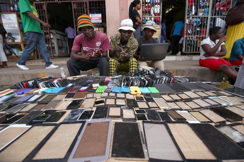 Small Zimbabwean traders fly frequently to Dubai to buy merchandise such as clothes, mobile phones and electronic accessories. Some of this merchandise will later be sold in the streets of Harare, where the vendors earn their living.  Aaron Ufumeli / EPA