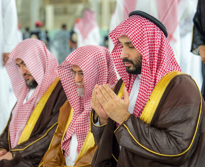 During the ceremony, the Saudi monarch or his representative washes the interior of the Kaaba.