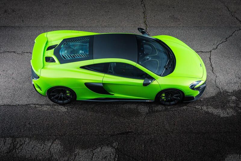 Speed machine - the 330kph McLaren Super Series 675LT. Courtesy of McLaren