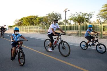 Cyclists will be able to ride down Sheikh Zayed Road for the first time if they take part in Dubai Ride on November 20. Courtesy: Dubai Media Office