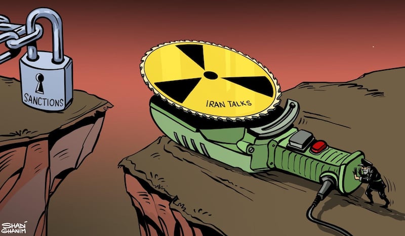 Our cartoonist's take on the situation with Iran's nuclear programme