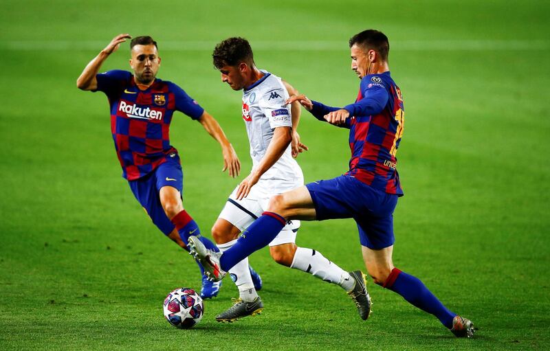 Diego Demme – 5, Rag-dolled by Lenglet for the opening goal – possibly unfairly – and struggled to gain a foothold before being replaced at the break. EPA