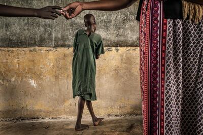 Taken in 2018, this image by Brian Hodges shows a student in Gulu, Uganda, who is being helped by the organisation African Women Rising. Courtesy Brian Hodges