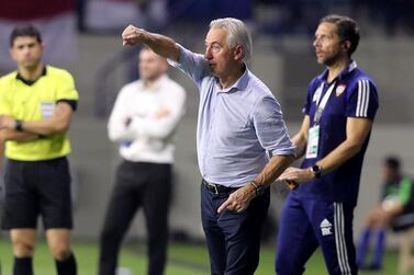 UAE manager Bert van Marwijk has seen his side lose two consecutive World Cup qualifying matches. Courtesy UAE FA
