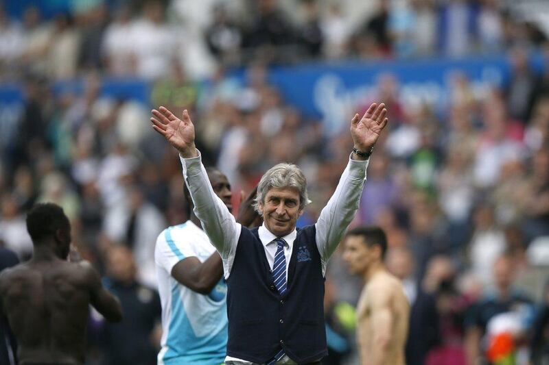 Manuel Pellegrini was Manchester City manager for three years. Peter Cziborra / Action Images