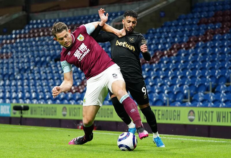 Centre-back: James Tarkowski (Burnley) – Made one brilliant goal-saving intervention and a series of other fine challenges in the win at Fulham that kept Burnley up. AFP