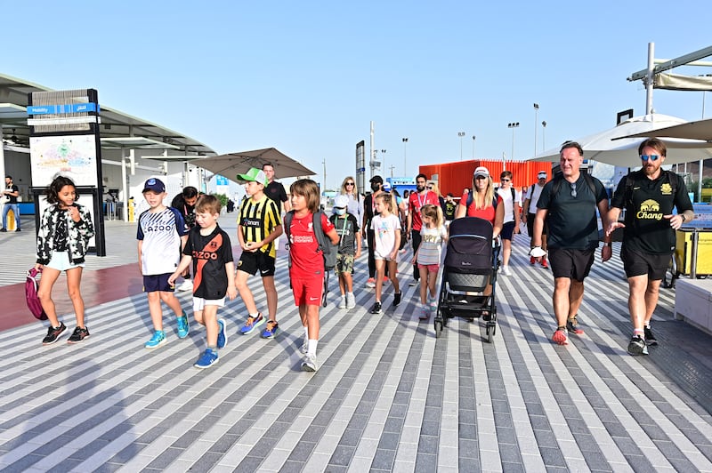 His challenge ended on March 27 when Expo 2020 Dubai hosted Finlay and his friends to complete a 7km trek within the site grounds.