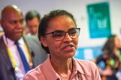 Brazilian presidential candidate Marina Silva (PT) arrives to the press conference after the last presidential debate ahead of the October 7 general election, at Globo television network headquarters in Rio de Janeiro, Brazil on October 4, 2018.  Right-wing frontrunner Jair Bolsonaro, who was stabbed on September 6 during a campaign rally in the southern state of Minas Gerais, is absent due to medical reasons.  / AFP / Daniel RAMALHO
