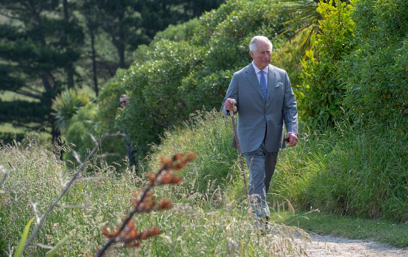The then Prince of Wales on an official visit to Kaikoura, New Zealand in 2019. Getty Images