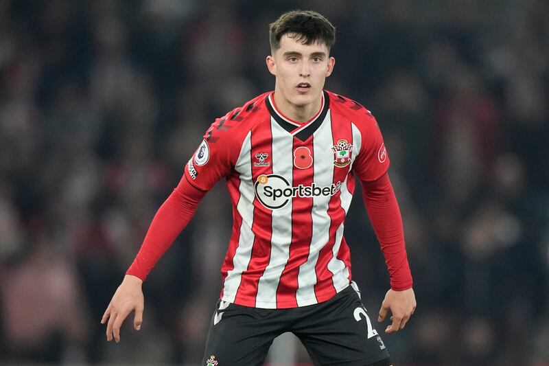 Tino Livramento: 7 - The 18-year-old continued to impress at right-back. He often ventured down the flank but defended just as well when needed. AP