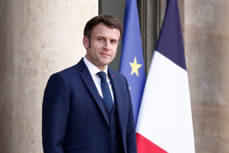 French President Emmanuel Macron. EPA