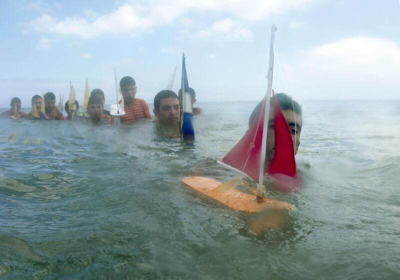 Francis AlØs, DonÕt Cross the Bridge before you get to the River, Strait of Gibraltar, 2008, Video and
 photographic documentation of an action, Photo: Roberto Rubalcava/ Sharjah Art Foundation

For Arts & Life.  Story by Anna Seanman.

Story on a preview to Sharjah Biennial that opens Mar 13.