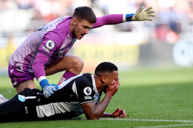 Jamaal Lascelles - 6: Unconvincing start from the big centre-half, giving ball away needlessly and looking generally off the pace. Improved as match went on, though, until rash challenge on Armstrong in injury-time saw Saints handed penalty via VAR referral. Reuters