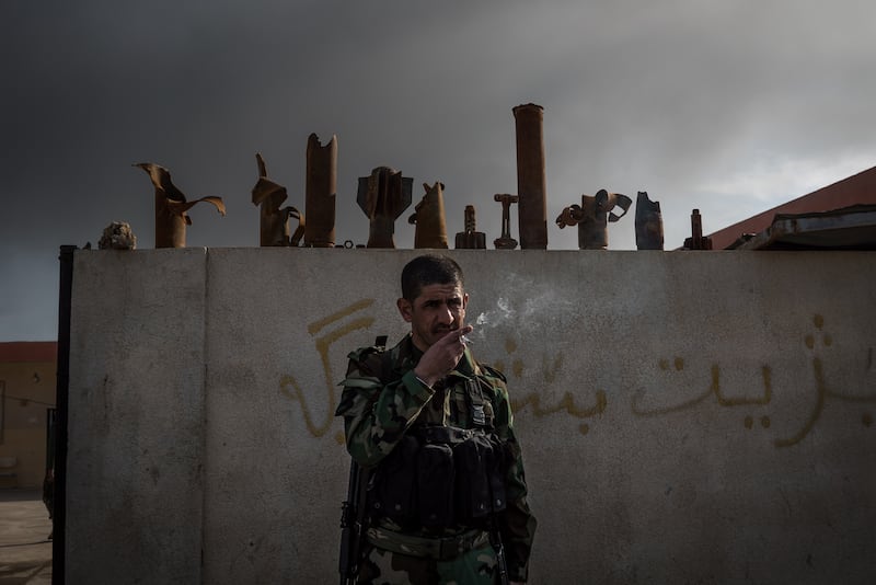 November 13, 2015: Kurdish forces seized Sinjar from ISIS after a prolonged siege, in the largest urban battle undertaken by the Kurdish Peshmerga. Getty