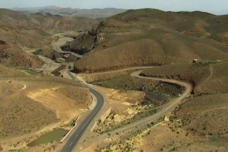 The Sheikh Khalifa bin Zayed Road has been officially opened in south Waziristan. Pic courtesy of WAM