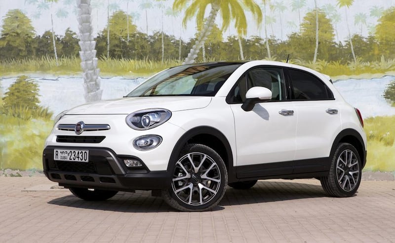 The supersized Fiat 500X Cross Plus is practically priced and comfortable for short drives. Christopher Pike / The National