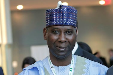 Tijjani Muhammad-Bande, president of the UN General Assembly. AP Images