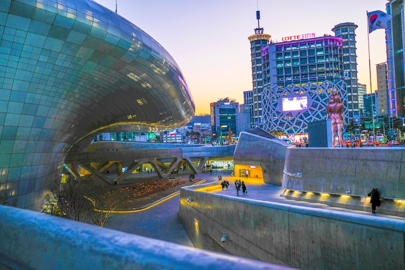 Dongdaemun Design Plaza, Seoul. The capital is one of South Korea's most popular tourist destinations. Harry Cunningham / Unsplash
