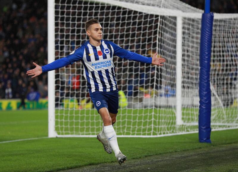 Right midfield: Leandro Trossard (Brighton) – Came off the bench to have a catalytic effect against Norwich. The Belgian scored one goal and made another in a deserved win. Reuters