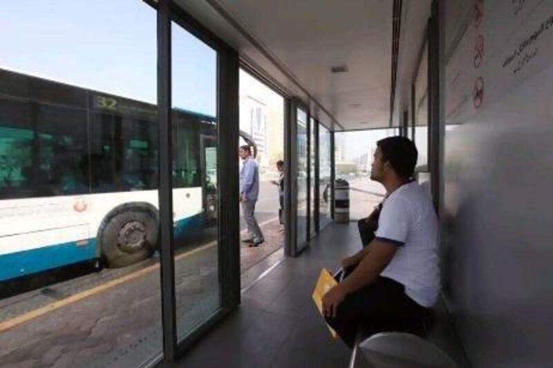 Public transport passengers find it difficult using the AC bus shelter near Madinat Shopping Centre on Muroor Road as the automatic doors don't work properly.