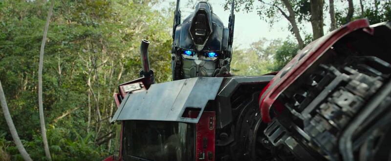 A scene from the official teaser trailer of Transformers: Rise of the Beasts